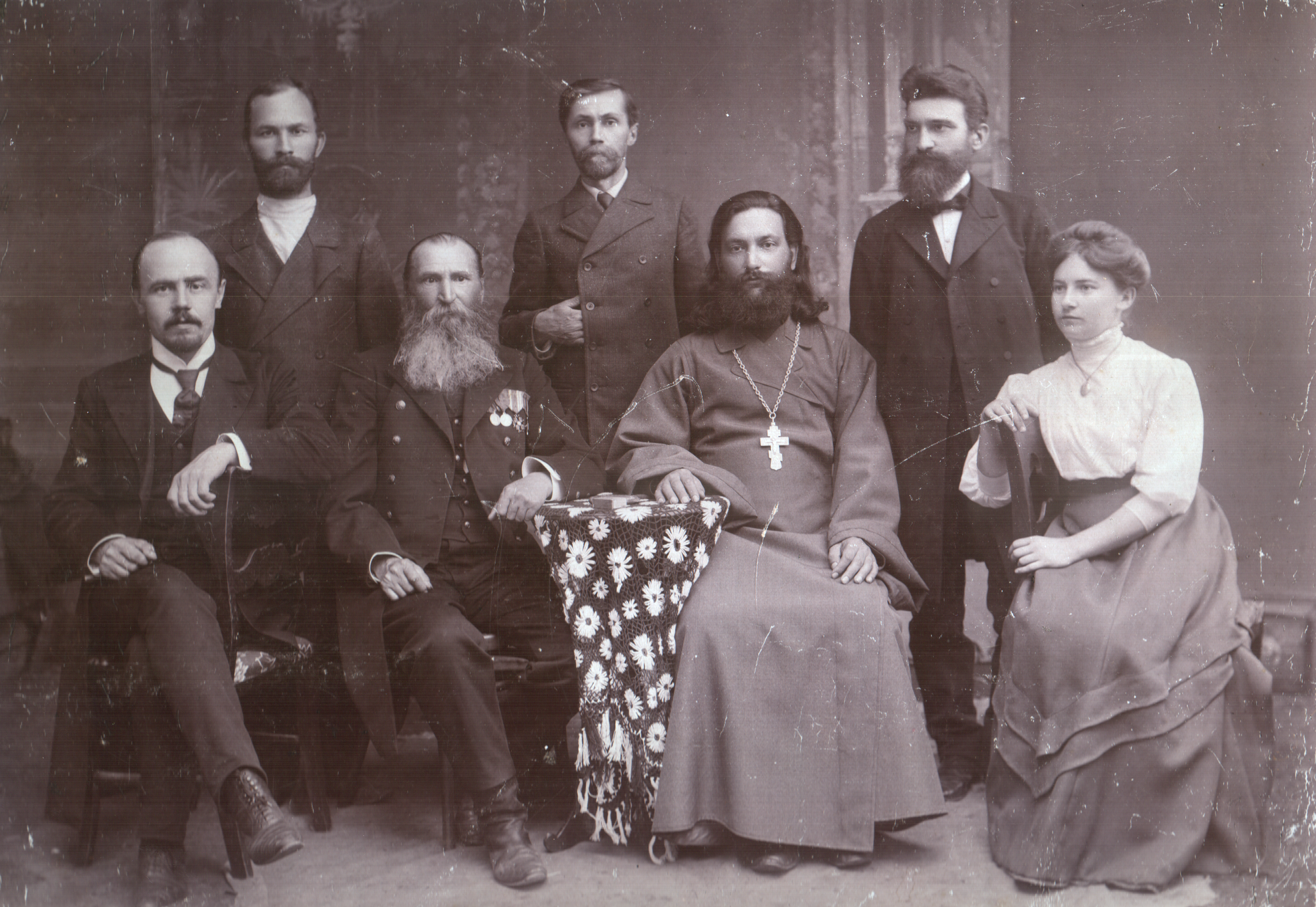 Преподаватели Царевококшайской низшей ремесленной школы. 1912 г.